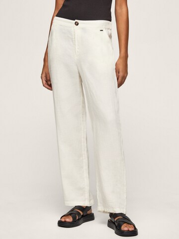 Pepe Jeans Loose fit Pants 'Cailin' in White: front