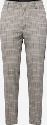 BURTON MENSWEAR LONDON Regular Панталон с ръб в сиво: отпред