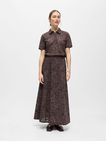 OBJECT Skirt 'OBJBianca' in Brown: front