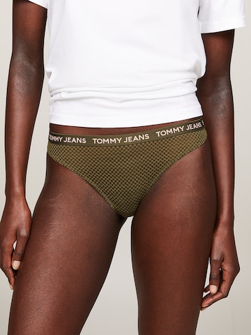 Tommy Jeans Thong 'Essential' in Green: front