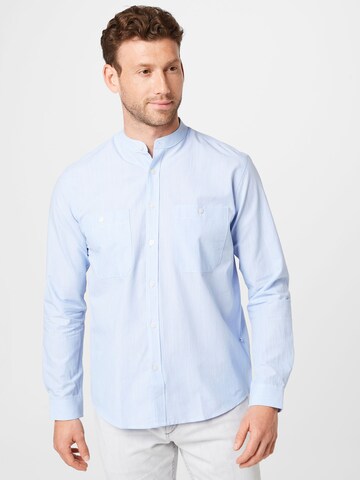 minimum - Regular Fit Camisa 'OLYMP' em azul: frente