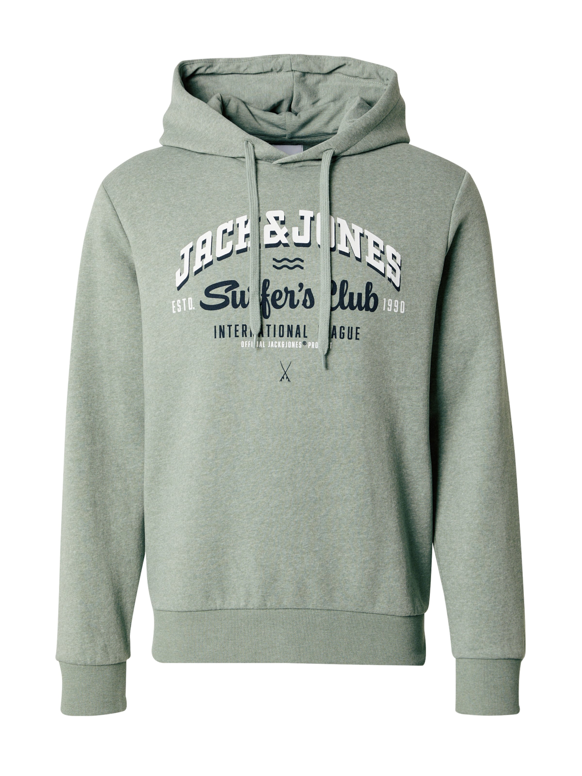 JACK & JONES - Sudadera en verde: frente