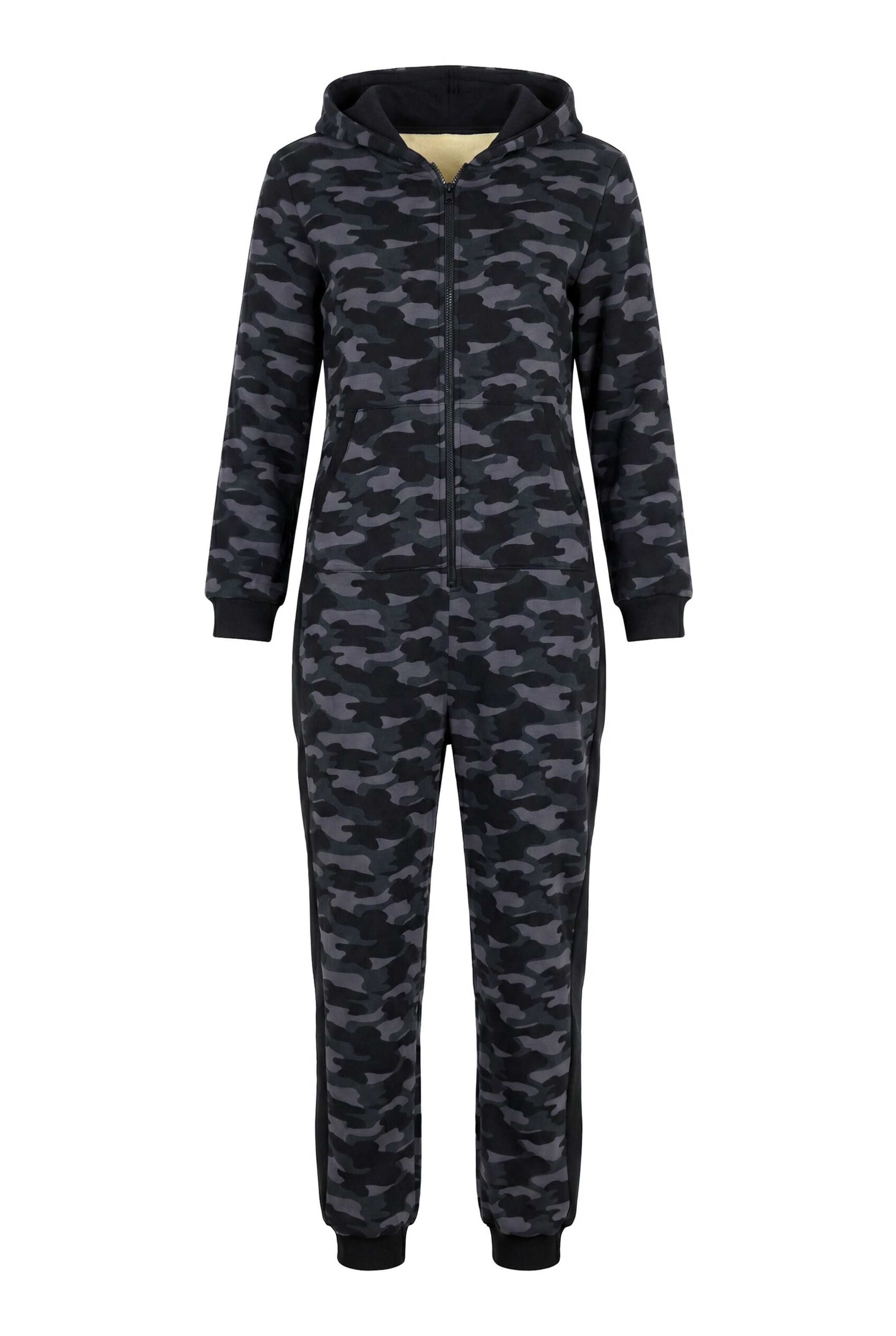 Ulla Popken Jumpsuit in Grijs: voorkant