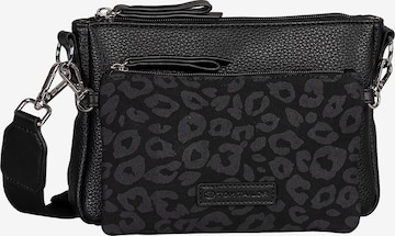 TOM TAILOR - Bolso de hombro 'SUSAN' en negro: frente