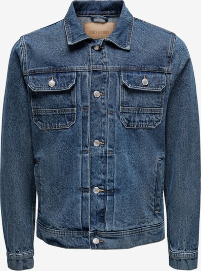 Only & Sons Veste mi-saison 'Duke' en bleu denim, Vue avec produit