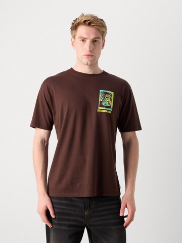 SCOTCH & SODA Μπλουζάκι σε καφέ