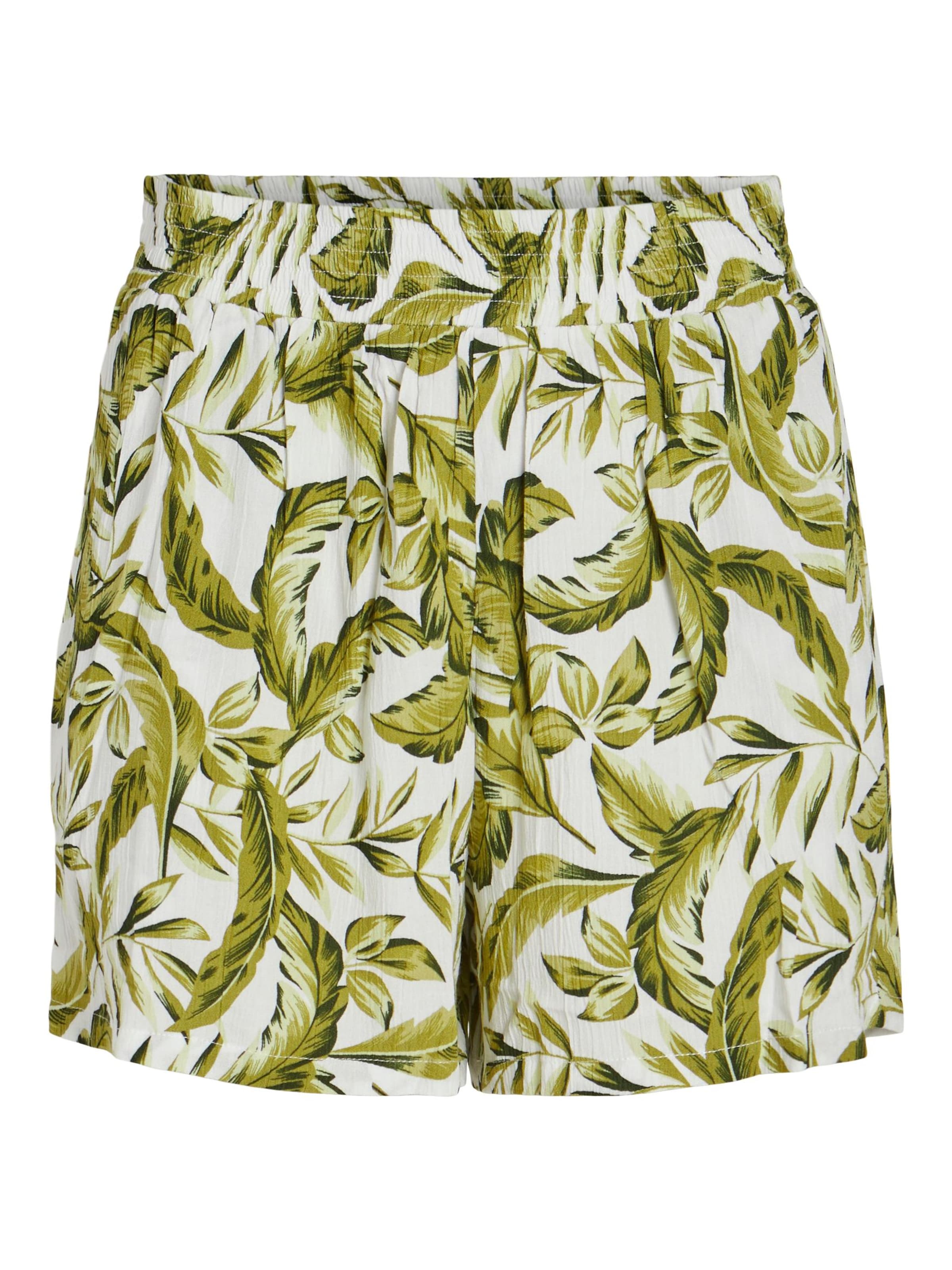 VILA Обычный Штаны 'MESA' в Белый: спереди