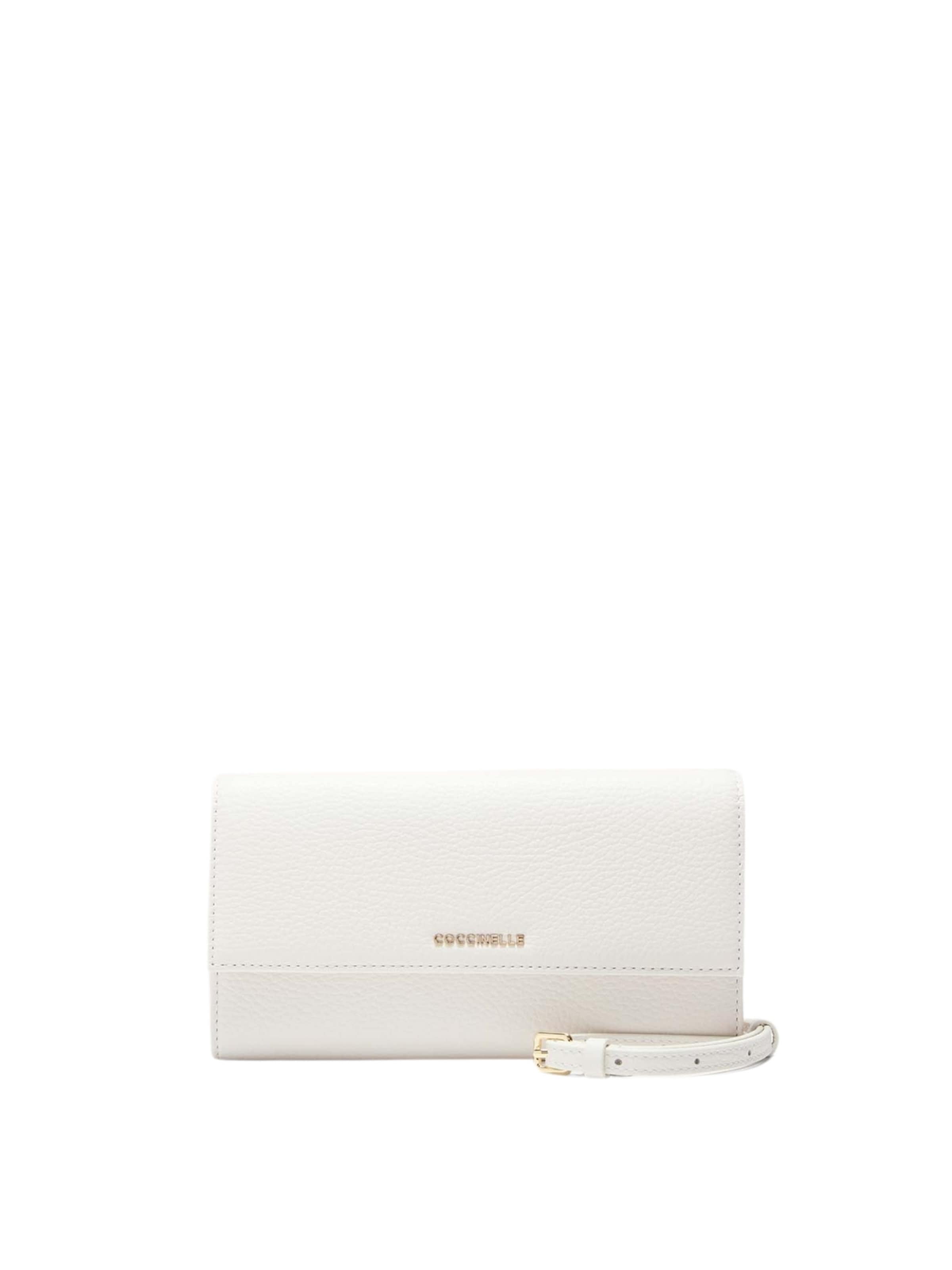 Coccinelle Wallet 'COCCINELLE' in White: front