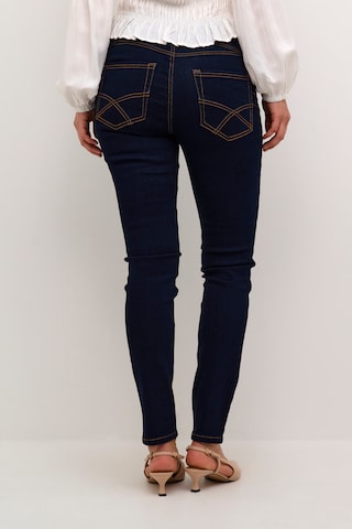 Coupe slim Jean 'Amalie' Cream en bleu