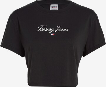 Tommy Jeans Curve Top in Schwarz: predná strana