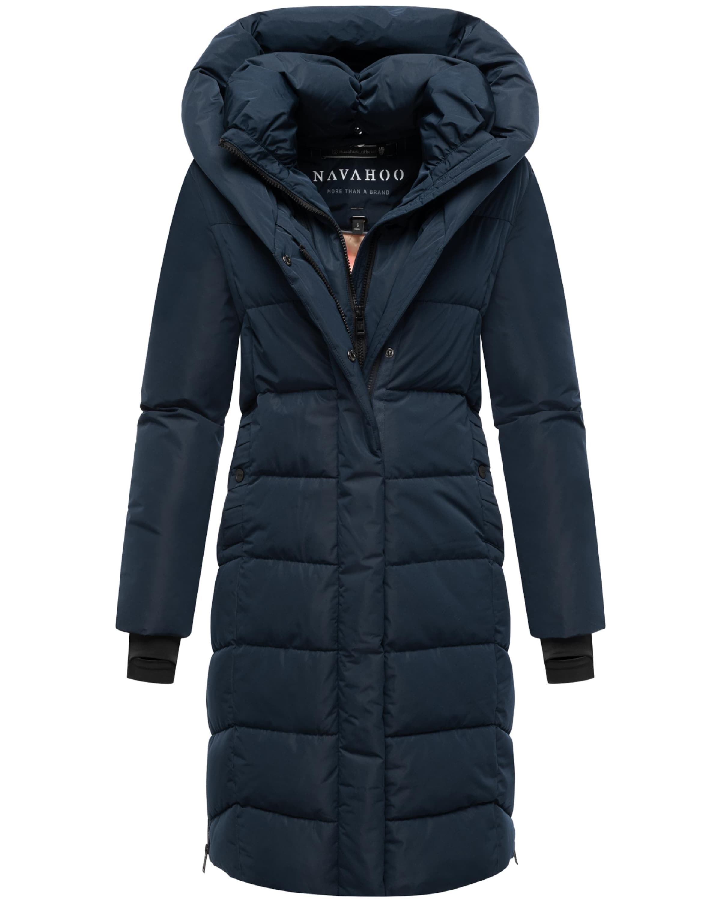 NAVAHOO Χειμερινό παλτό 'Laubzauber 14' σε μπλε