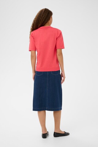 SAINT TROPEZ - Camisa 'Mila' em vermelho