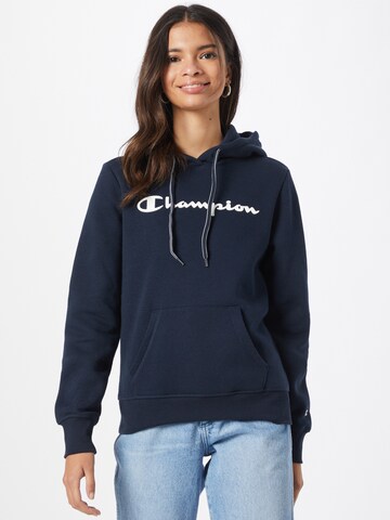 Champion Authentic Athletic Apparel Mikina – modrá: přední strana