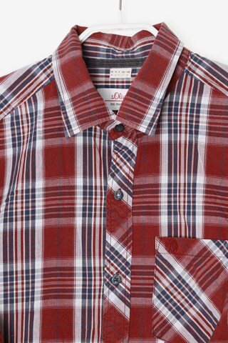 s.Oliver Button Up Shirt in M in Red