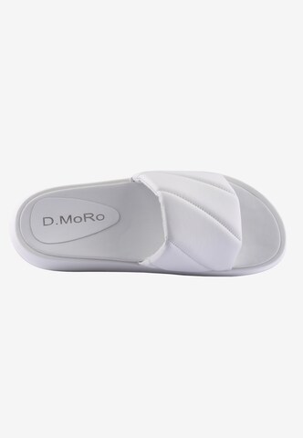 D.MoRo Shoes Pantolette 'Terbate' in Weiß