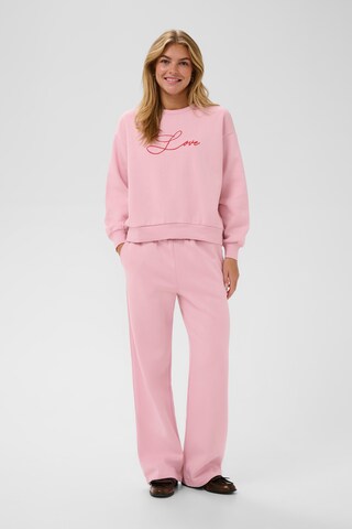 SAINT TROPEZ Sweatshirt 'ZlovinaSZ' in Pink