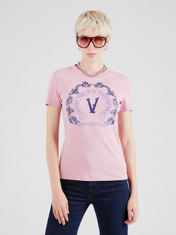 Versace Jeans Couture Shirt in Pink: front