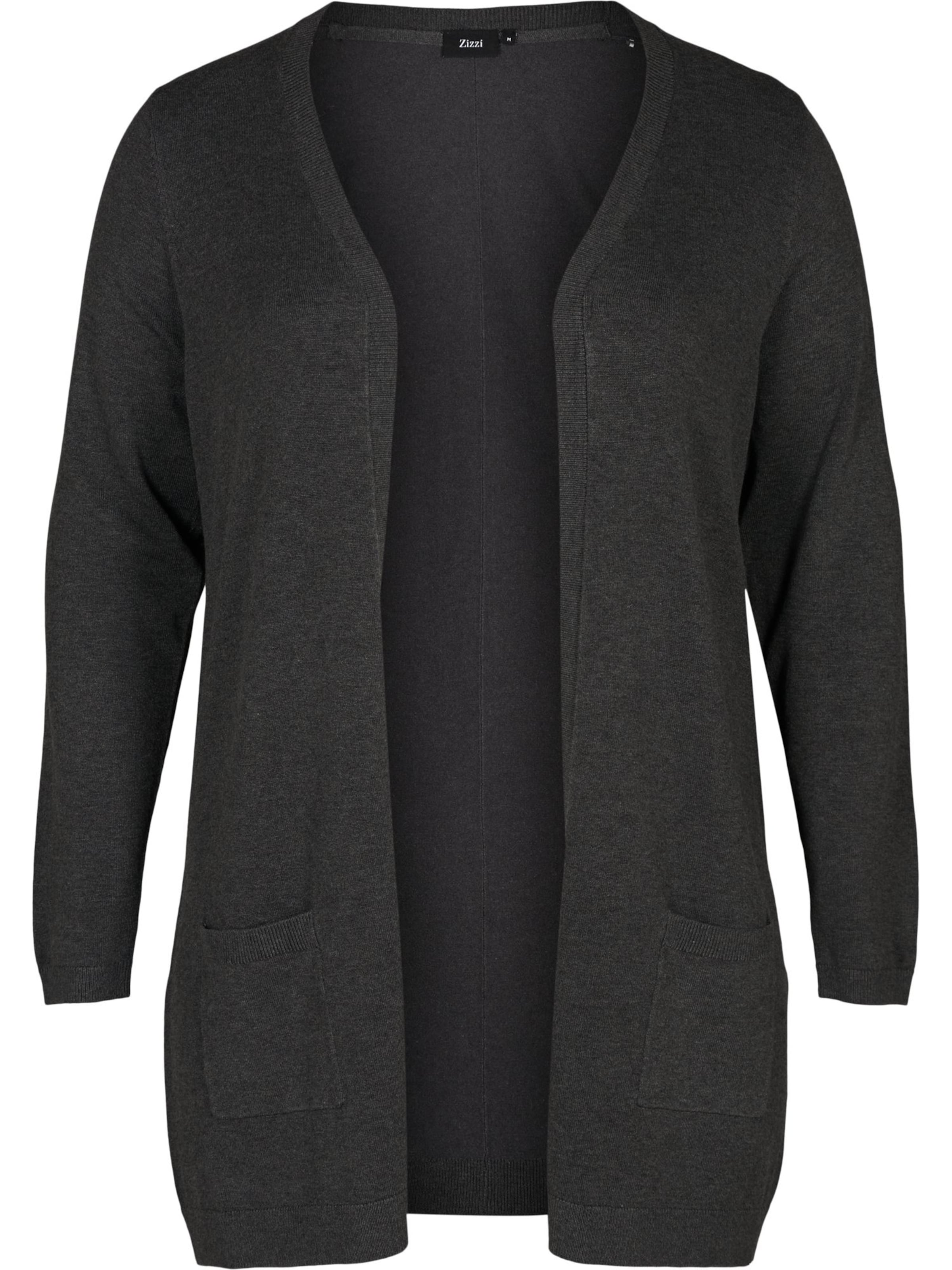Zizzi Kardigan 'Carrie' – šedá: přední strana