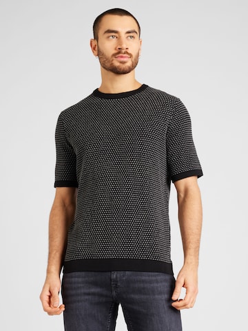 Only & Sons Пуловер 'TAPA' в черно: отпред