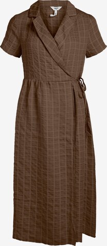 OBJECT Shirt Dress 'Polly' in Brown: front