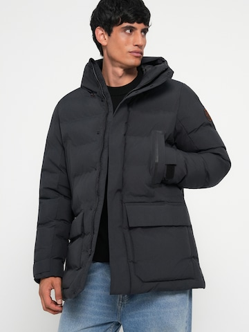 SAVE THE DUCK - Parka de inverno 'Quinlan' em preto