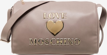 Love Moschino Umhängetasche in Beige: front