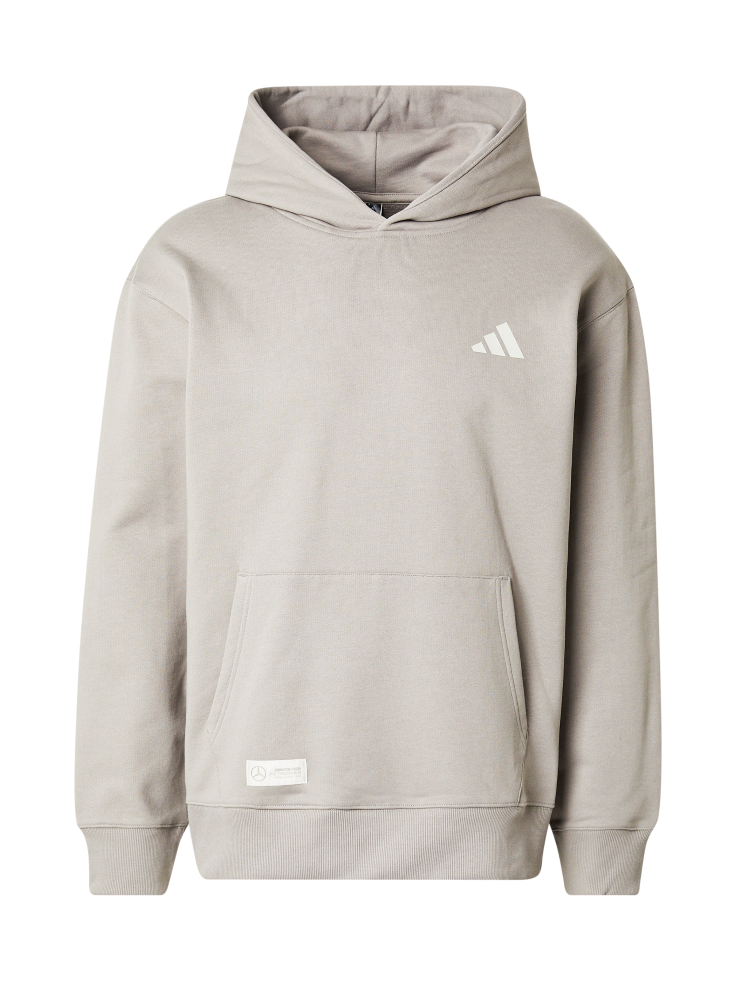 ADIDAS PERFORMANCE Sports sweatshirt 'MERCEDES - AMG PETRONAS FORMULA ONE TEAM PREMIUM SWEAT' in Beige: front