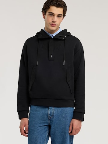 Trussardi Sweatshirt in Zwart: voorkant