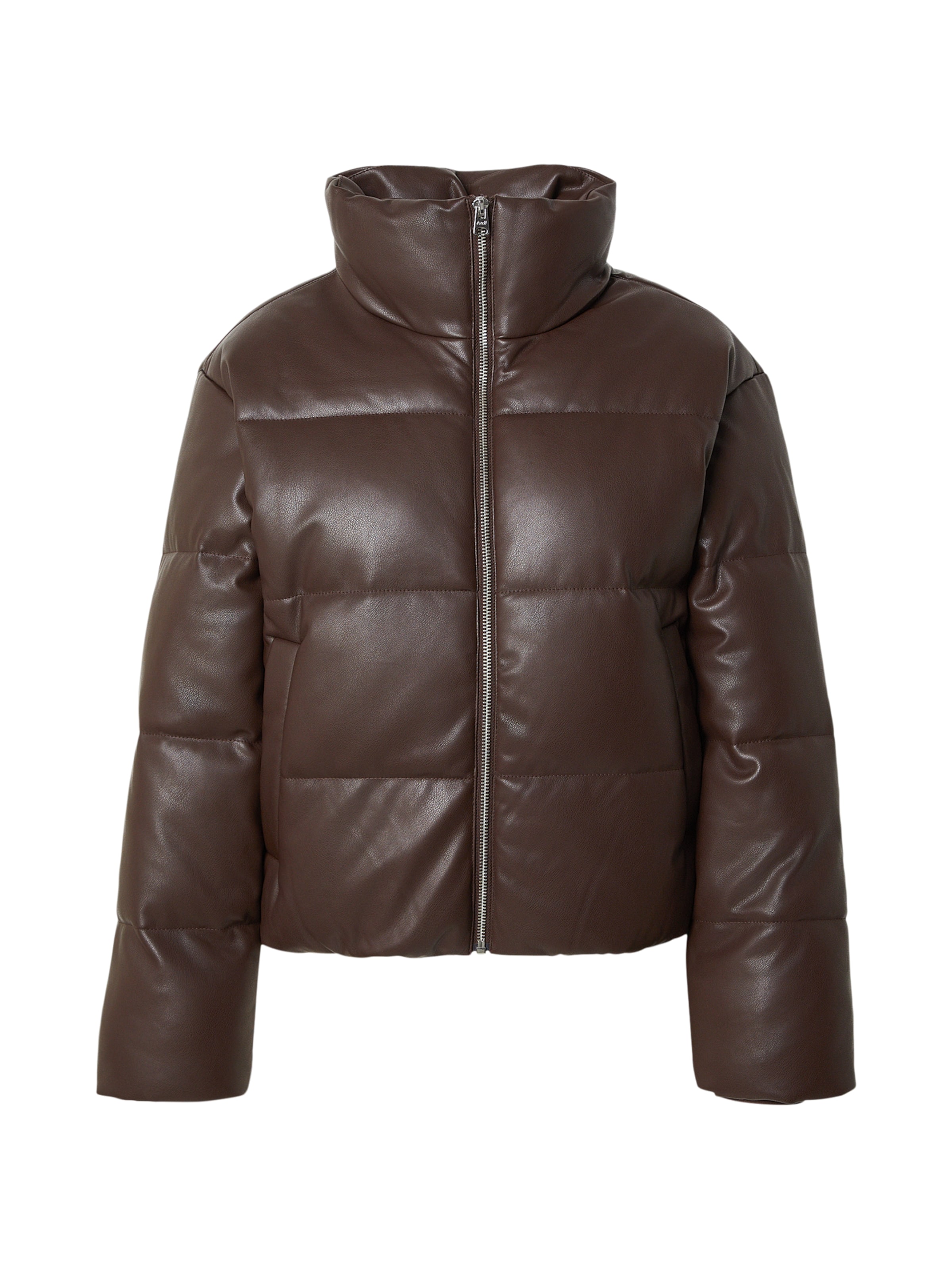 Abercrombie & Fitch - Chaqueta de invierno en marrón: frente