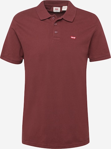 LEVI'S ® Shirt 'Housemark Polo' in Rood: voorkant