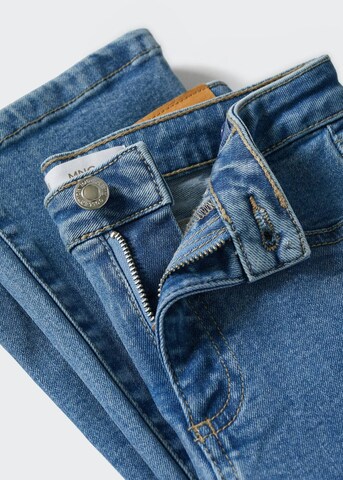 MANGO KIDS Flared Jeans 'Trumpet' in Blauw