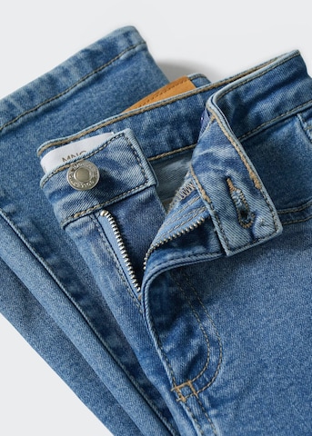 MANGO KIDS Flared Jeans 'Trumpet' i blå