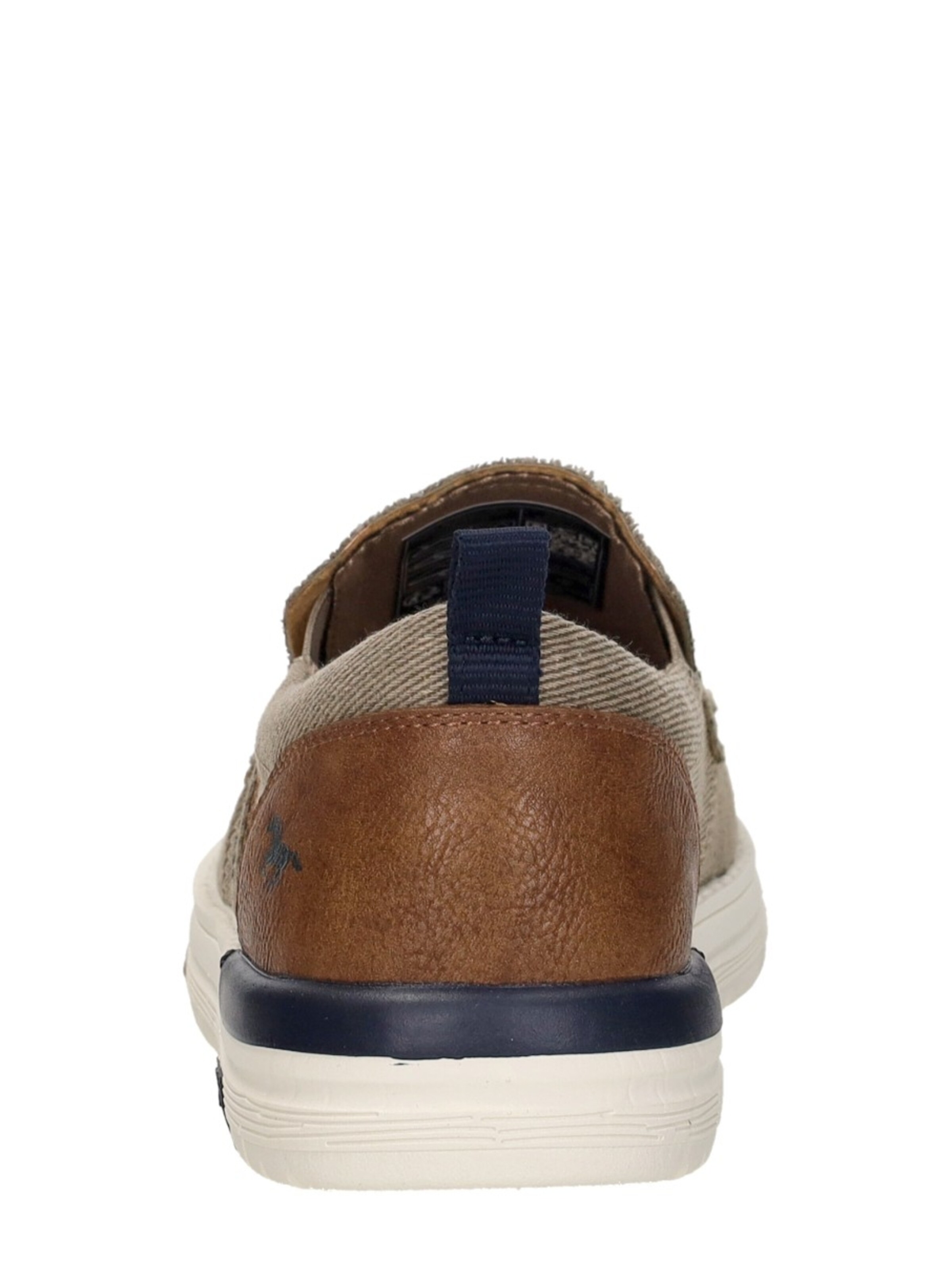 MUSTANG Slipper 'Sneakers Laag'‌‌‌‌‌ in Beige