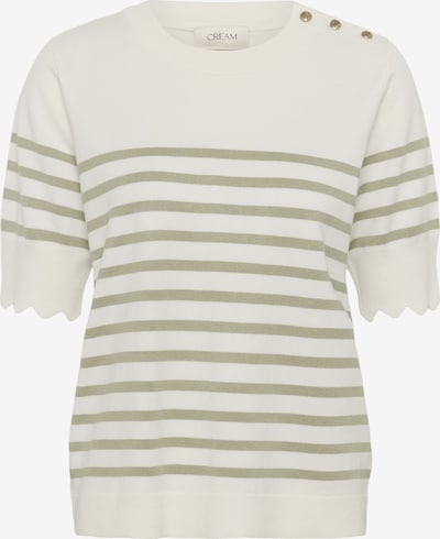 Megztinis 'CRVillea' iš Cream, spalva – alyvuogių spalva / balta, Prekių apžvalga