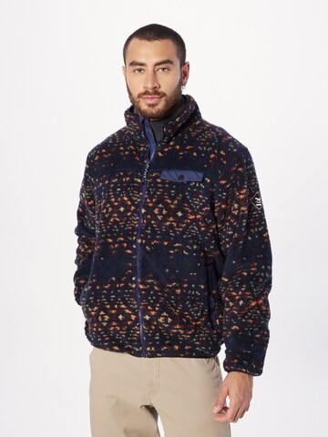 Iriedaily Regular fit Fleece jas 'Insaneia' in Blauw: voorkant