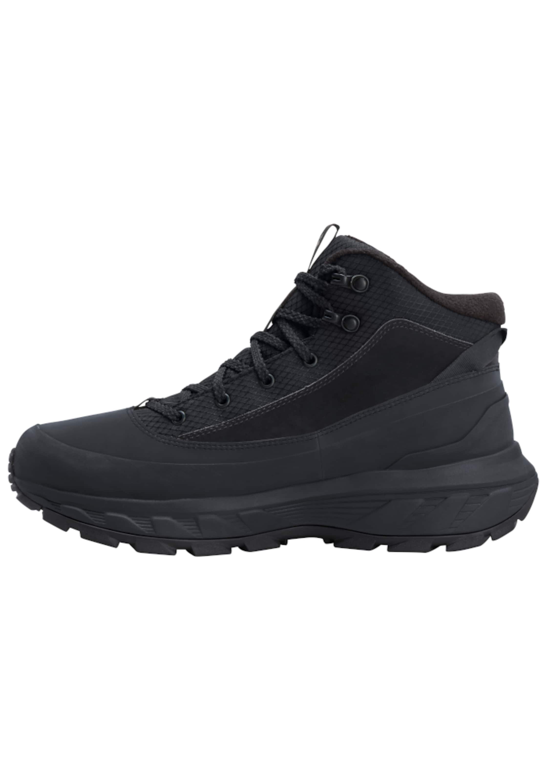 JACK WOLFSKIN Μπότες με κορδόνια 'Wild Quest' σε μαύρο