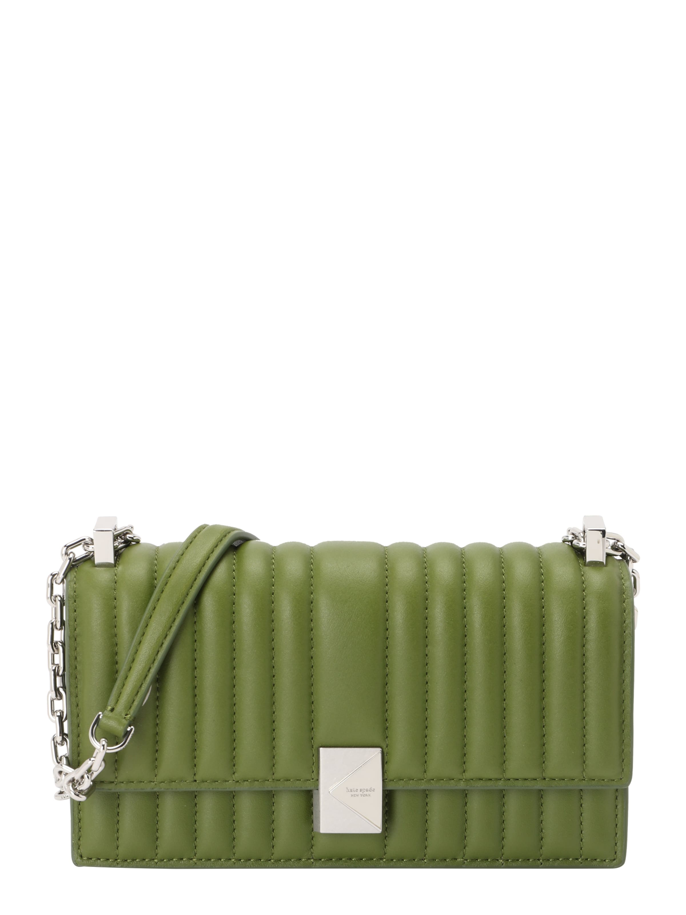 Geantă de umăr 'Deco Quilted Mini Flap Chain Crossbody' Kate Spade pe oliv, Vizualizare produs