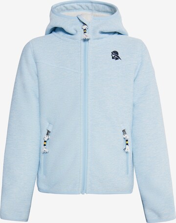 Schmuddelwedda - Chaqueta polar 'Keyti' en azul: frente