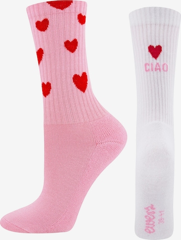 EWERS Skarpety w kolorze różowy: przód