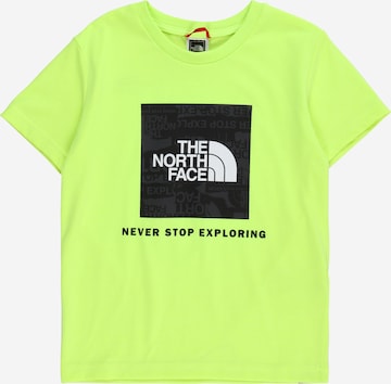 THE NORTH FACE - Camiseta funcional 'REDBOX' en amarillo: frente