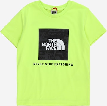 THE NORTH FACE - Camisa funcionais 'REDBOX' em amarelo: frente