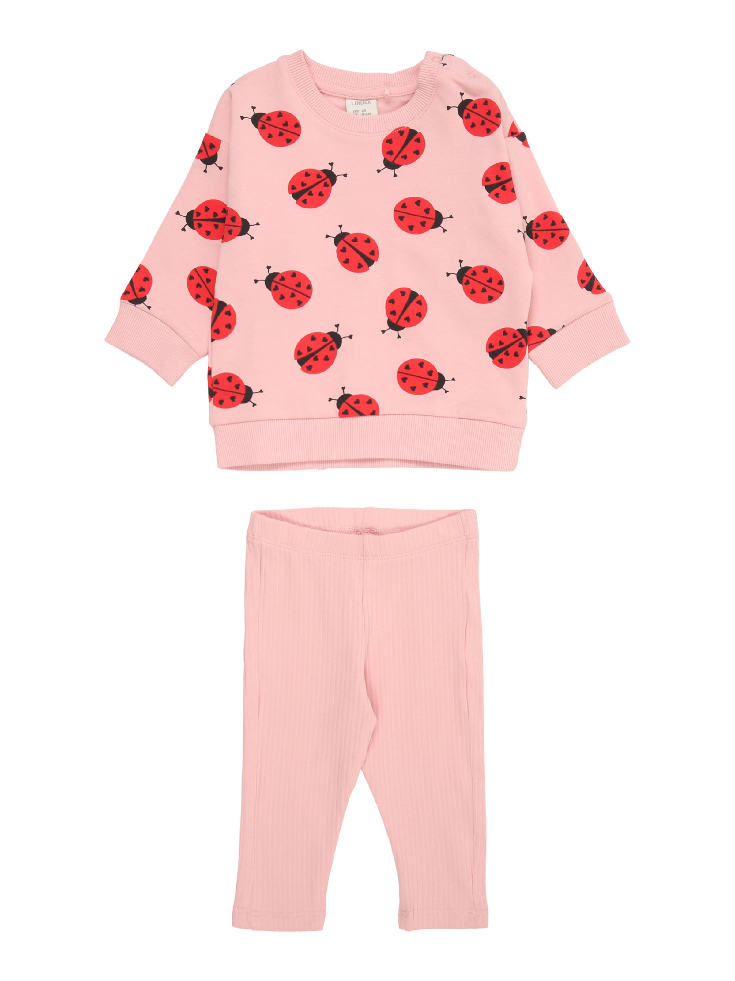 Lindex Set ' Ladybu' - ružová / červená / čierna, Produkt