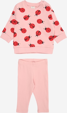 Lindex Setti ' Ladybu' värissä vaaleanpunainen: etupuoli