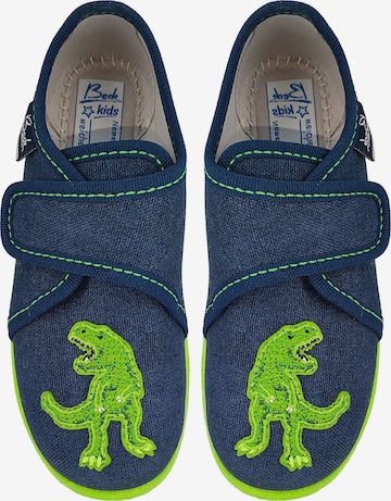 Beck Chaussons Dino Garçon - Chaussons Souples Avec Velcro Pour Jardin D'Enfants