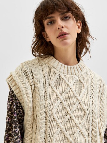 SELECTED FEMME Pullover 'Piper' in Beige