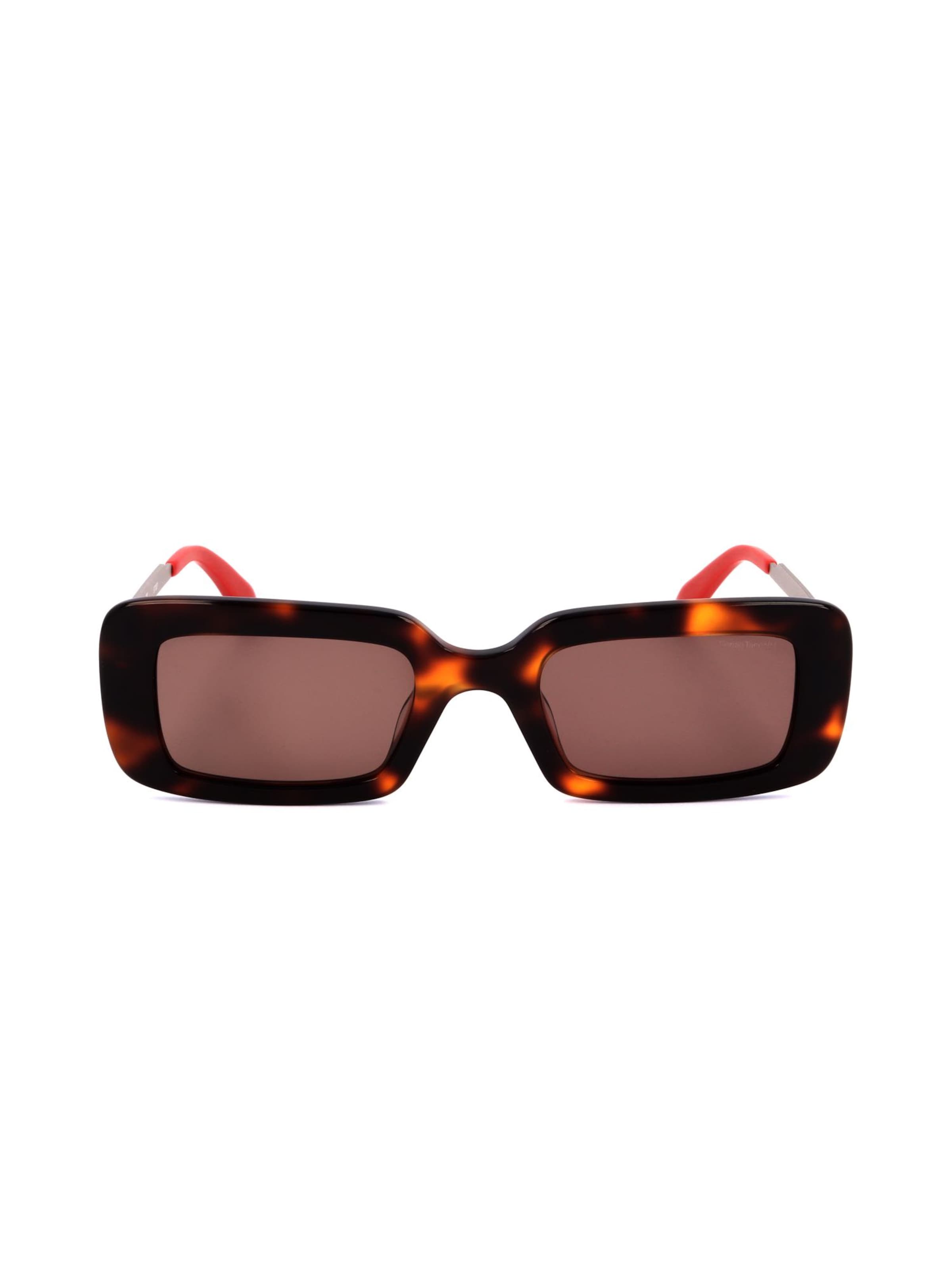 Occhiali da sole 'ST7007' di Sergio Tacchini in marrone: frontale