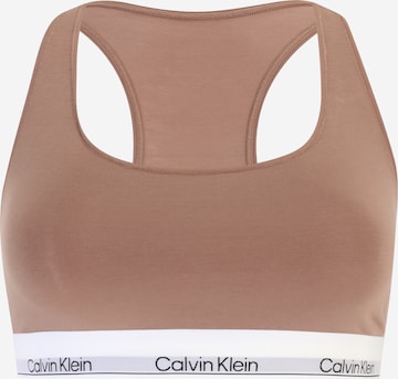 Calvin Klein Underwear Bra in Beige: front