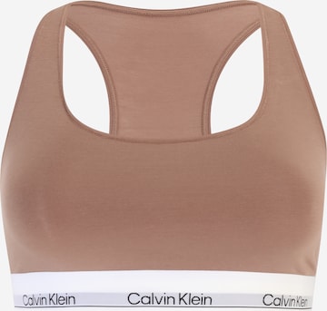 Calvin Klein Underwear Bustier Melltartó - bézs: elől