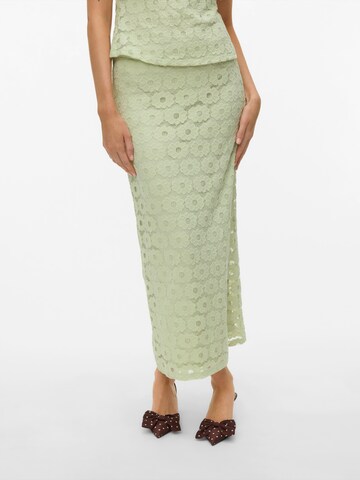 VERO MODA Sukně 'VMJANELLE' – zelená: přední strana