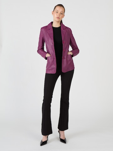 JCC Lederblazer in Pink